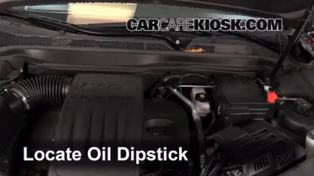 2011 GMC Terrain SLT 2.4L 4 Cyl. Huile Vérifier le niveau de l'huile